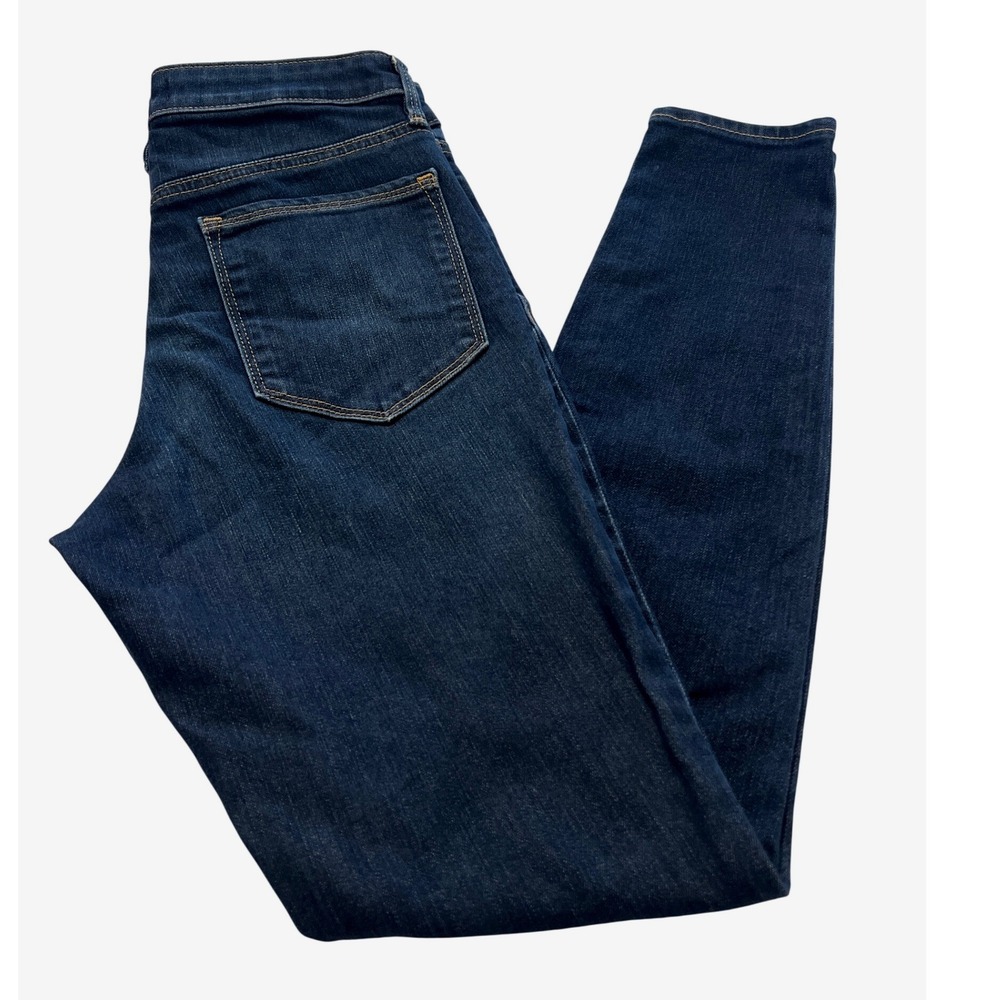 Athleta Sculptek Skinny Jeans Dark Wash Indigo Denim Size 4